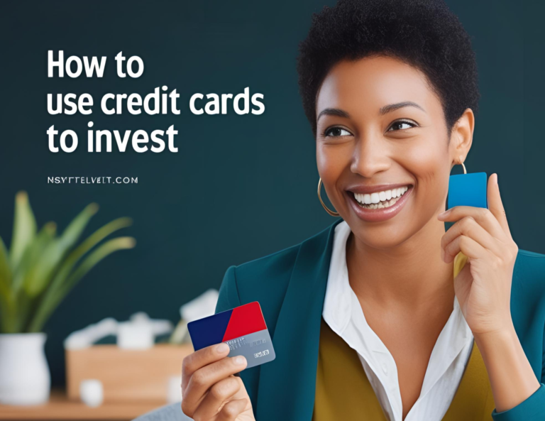 Cách sử dụng thẻ tín dụng để đầu tư